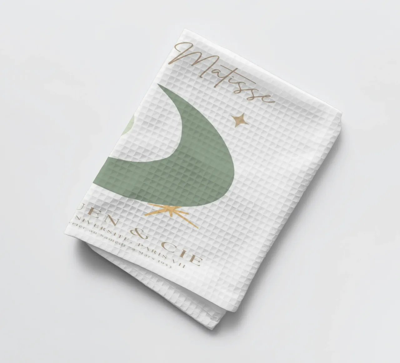 Sage Green Henri Matisse Abstract Print Geschirrtuch von pdigitalprints