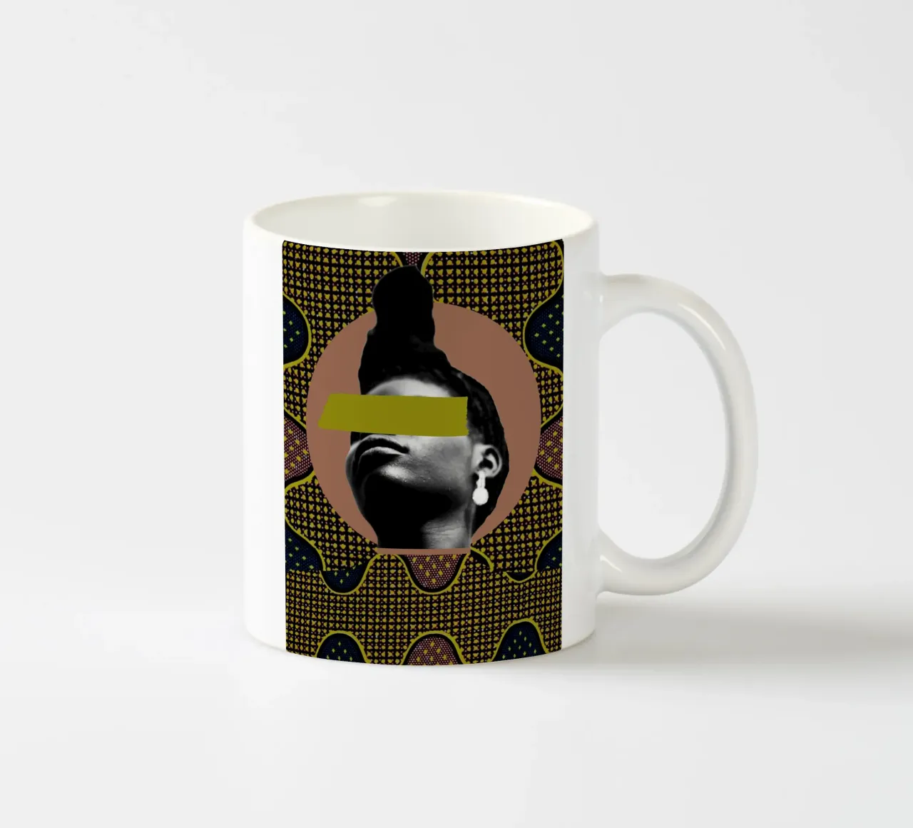 Afro Vistas tazza in ceramica da Mathudace Créas