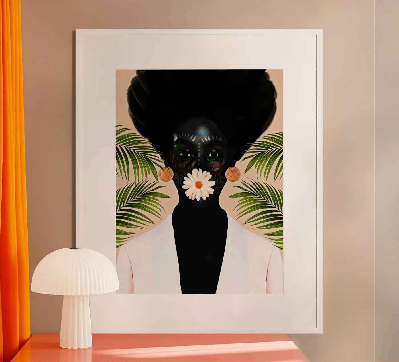 Afro Gallery poster van Mathudace Créas