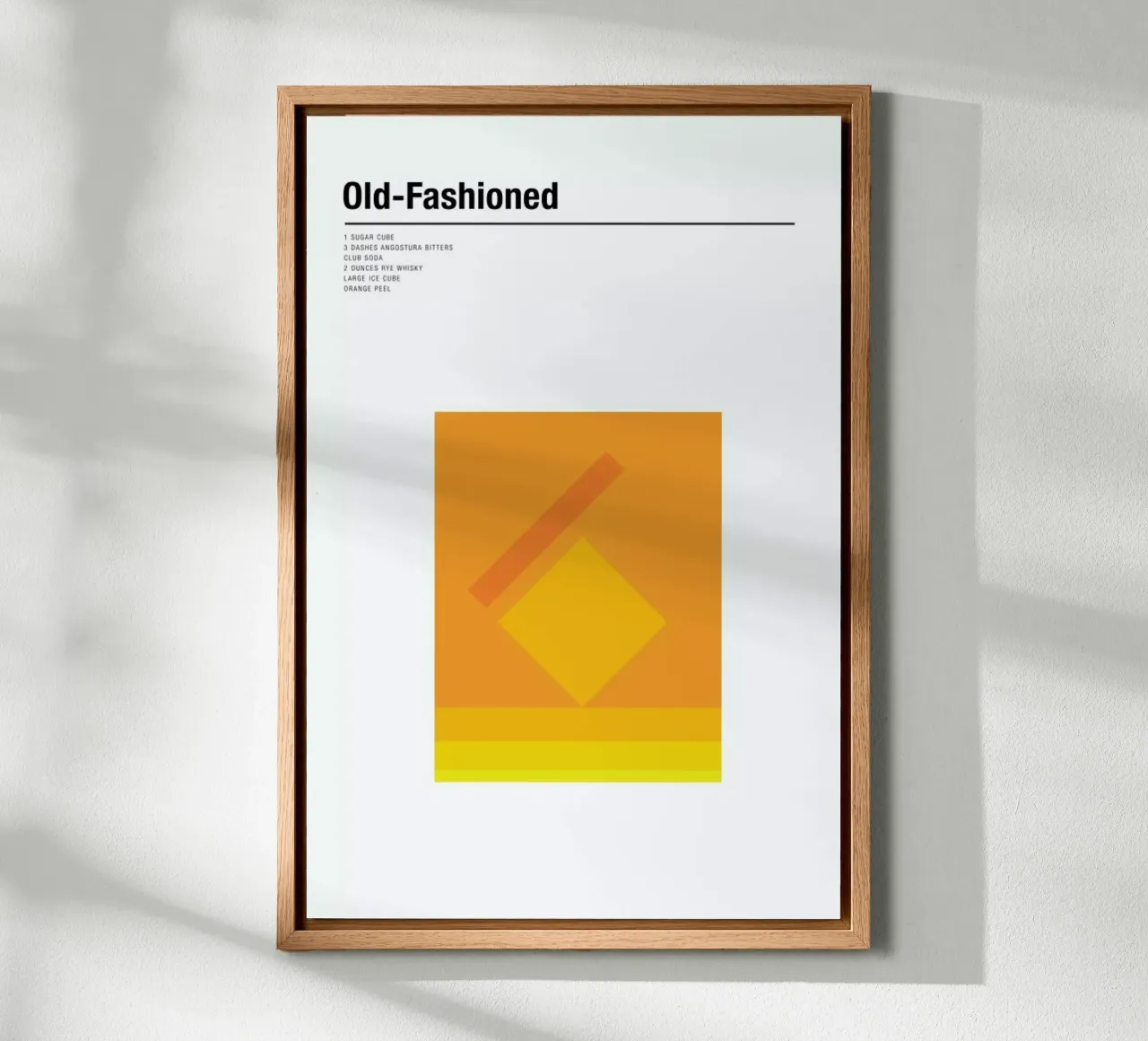 Old Fashioned tela con Cornice a cassetta da Nick Barclay
