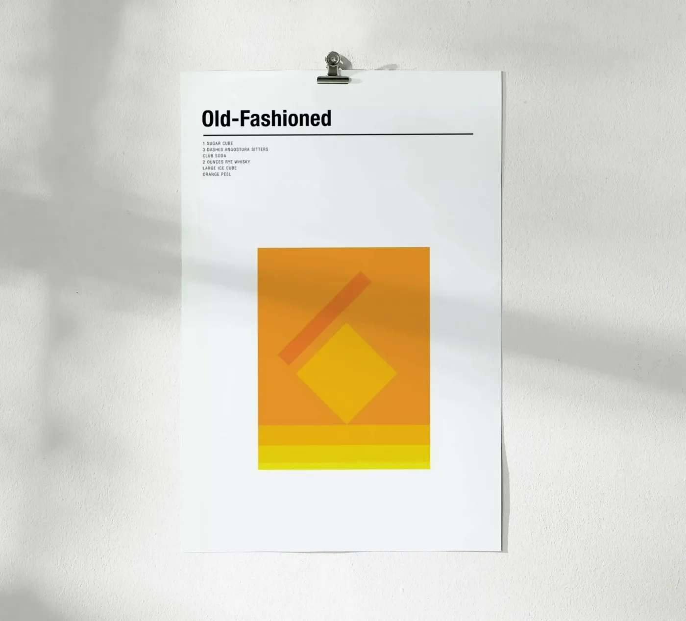 Old Fashioned poster by Nick Barclay
