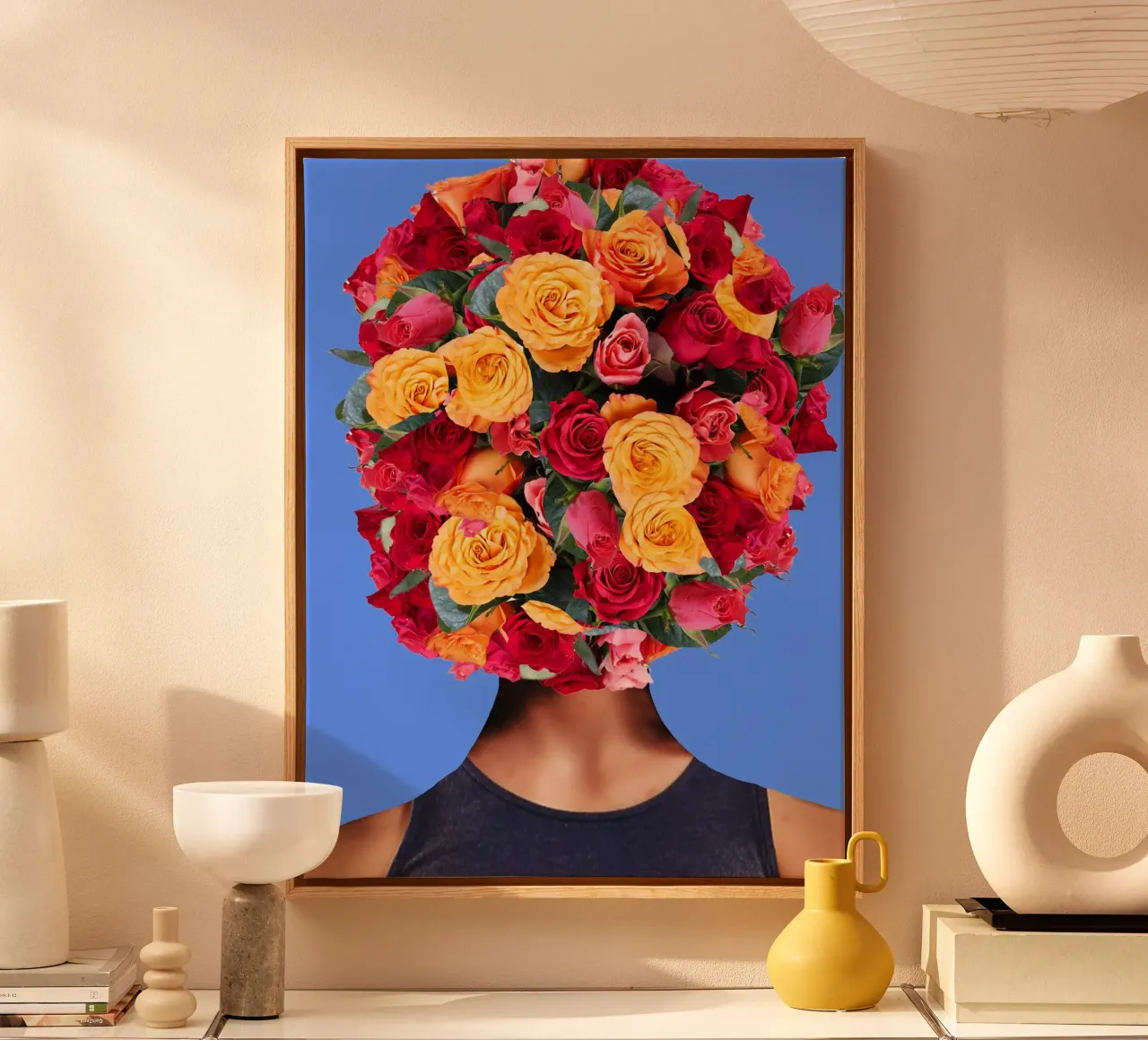 Afro Threads canvas van Mathudace Créas