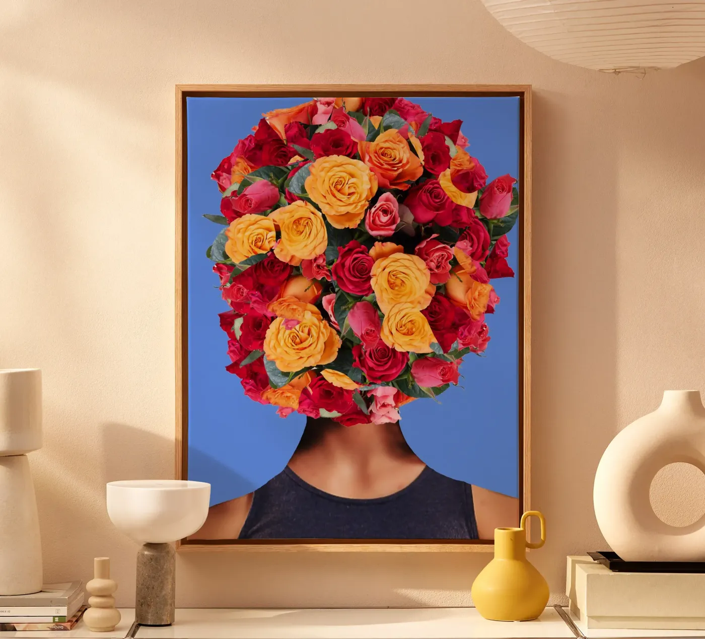 Afro Threads Leinwand von Mathudace Créas