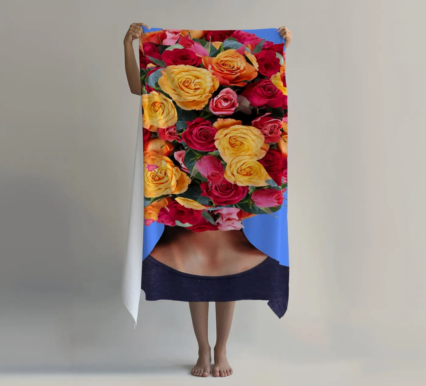 Afro Threads strandhanddoek van Mathudace Créas