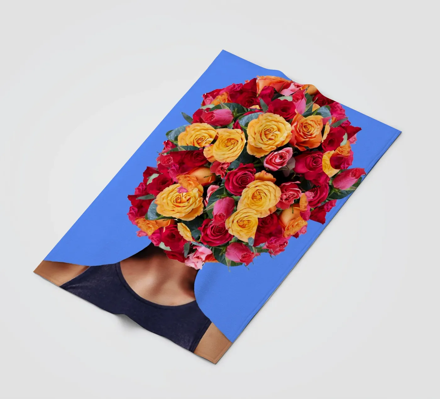 Afro Threads plaid polaire de Mathudace Créas