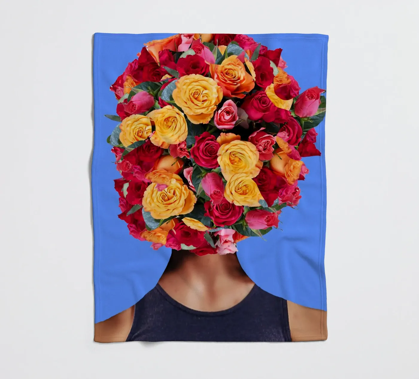 Afro Threads plaid polaire de Mathudace Créas