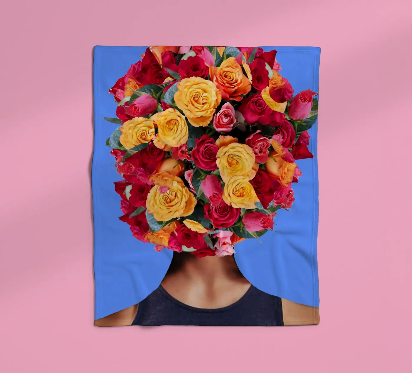 Afro Threads plaid polaire de Mathudace Créas