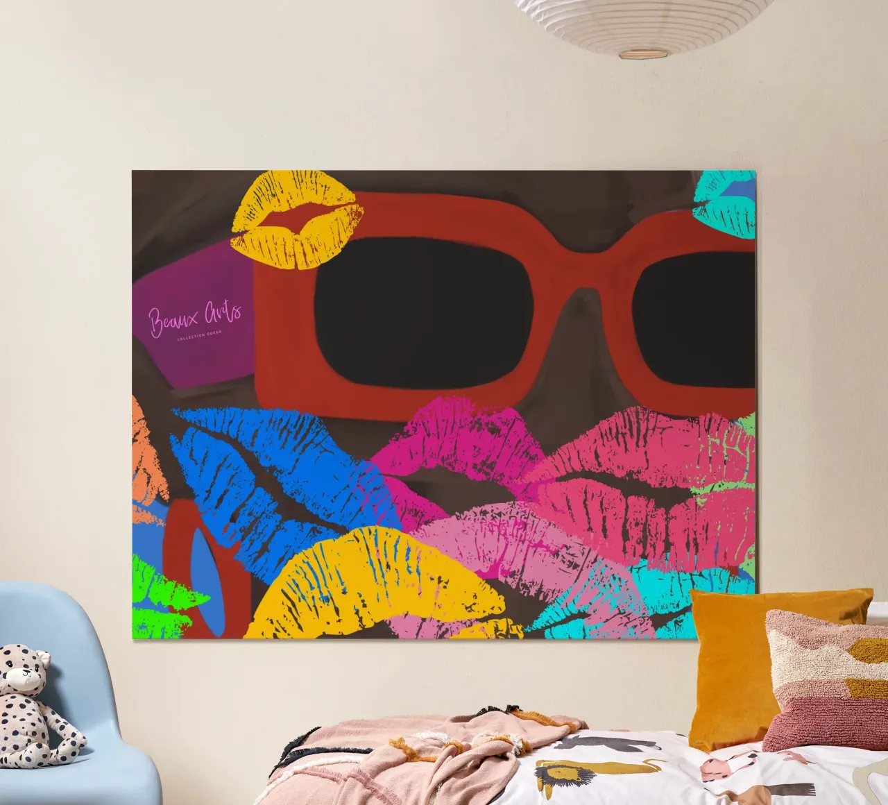 Stone of Great Zimbabwe poster con telaio in plastica da Mathudace Créas