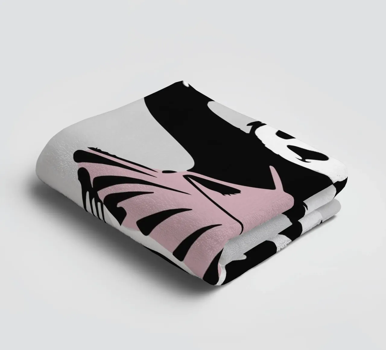 Panda dansant style ballet - Élégance créative serviette de bain de namosh