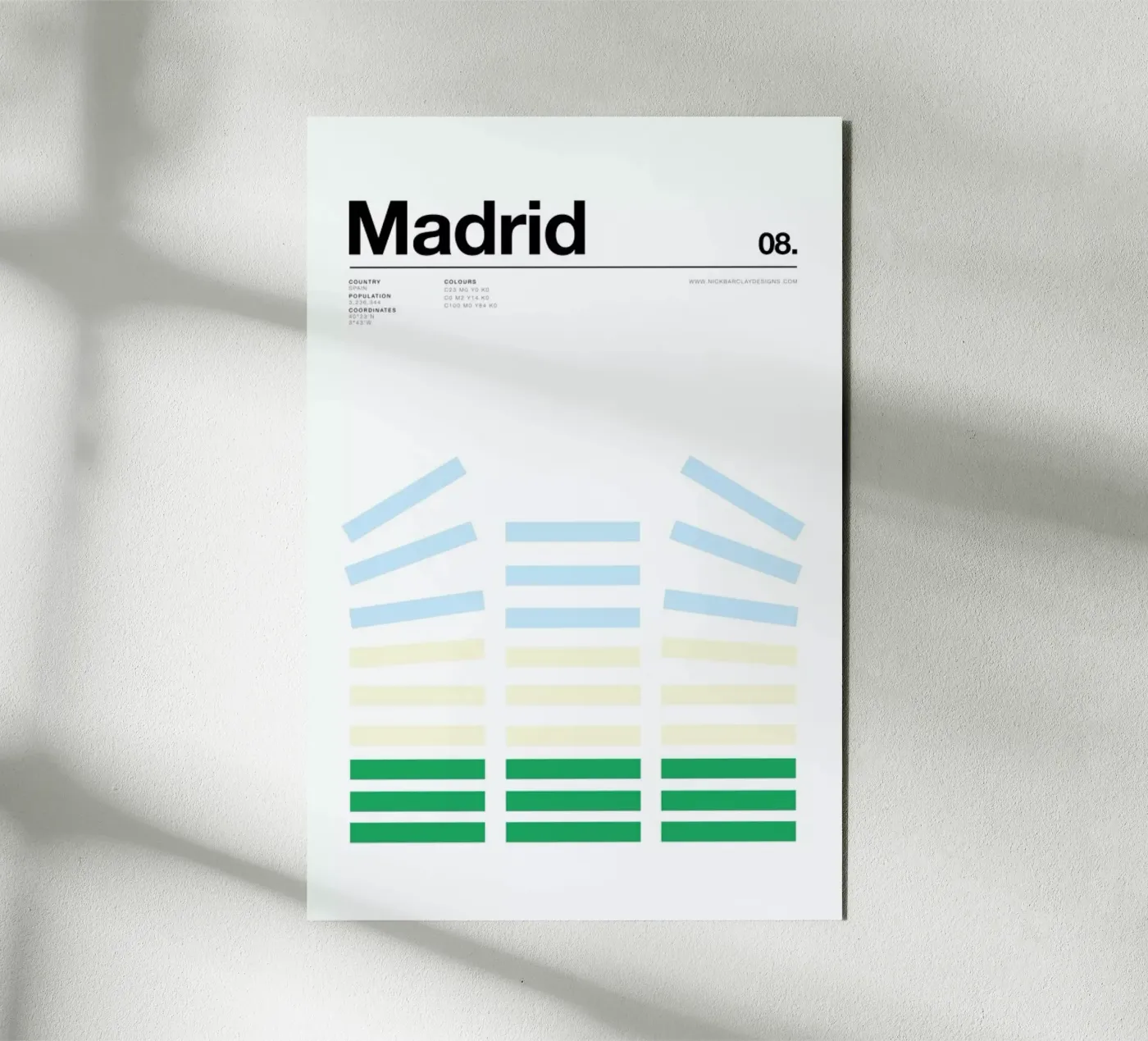 Madrid alluminio dibond da Nick Barclay