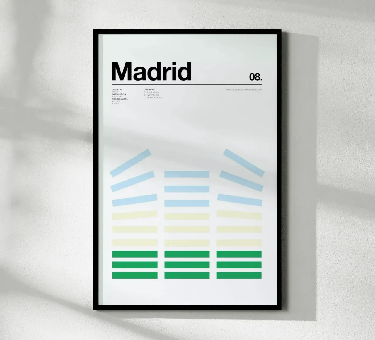 Madrid poster da Nick Barclay