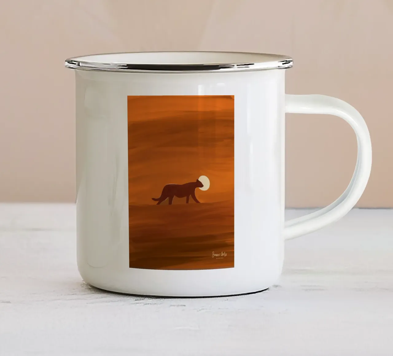 Shona Harmony tazza in smalto da Mathudace Créas