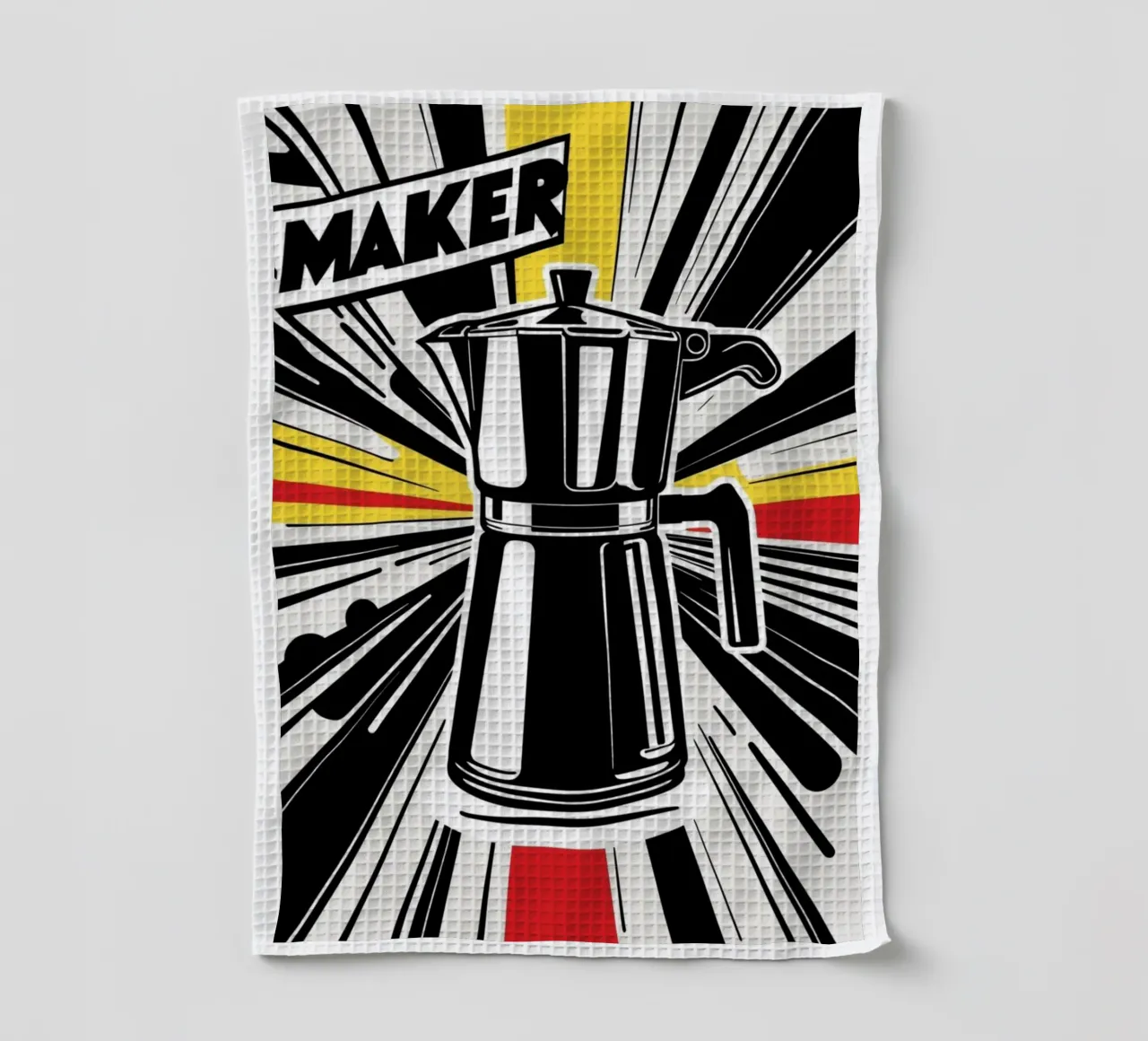 Caffè POP canovaccio da cucina da Rezh creations