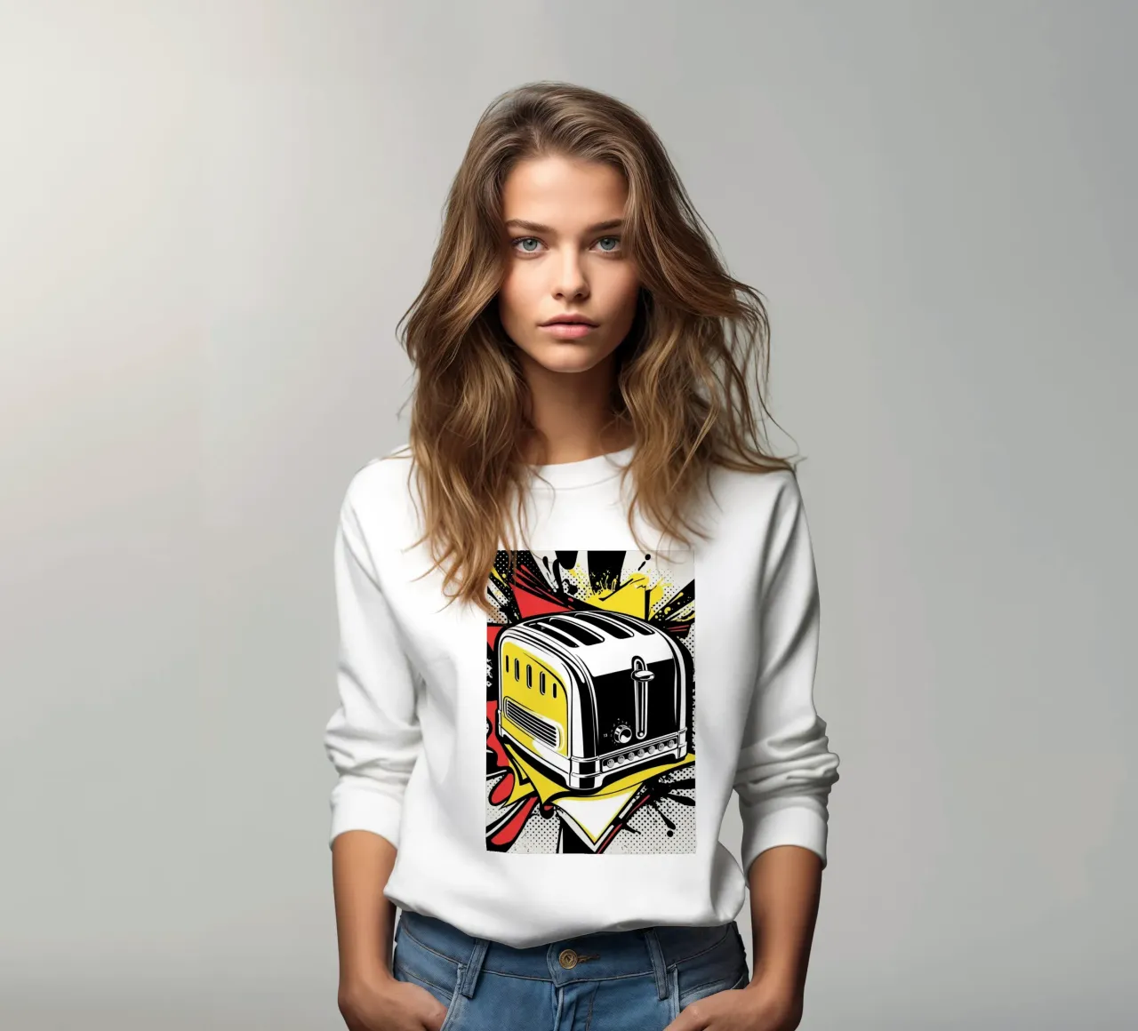 Toaster POP Sweatshirt von Rezh creations