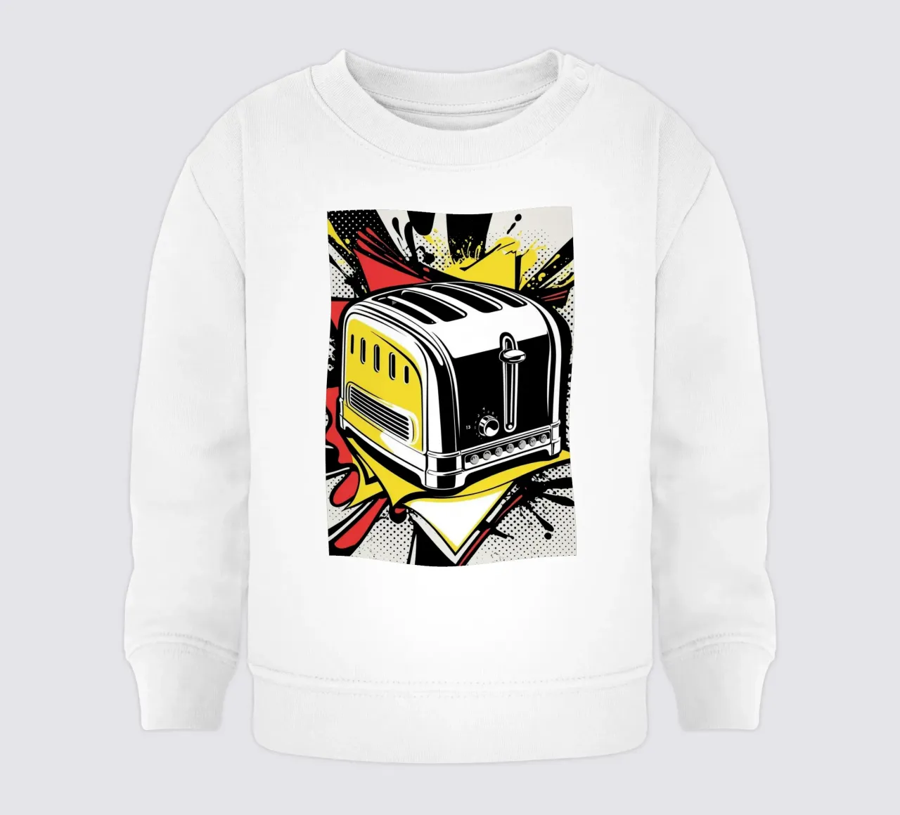 Tostapane POP felpa neonato da Rezh creations
