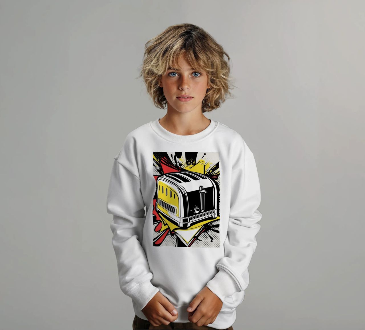 Tostapane POP felpa bambino da Rezh creations