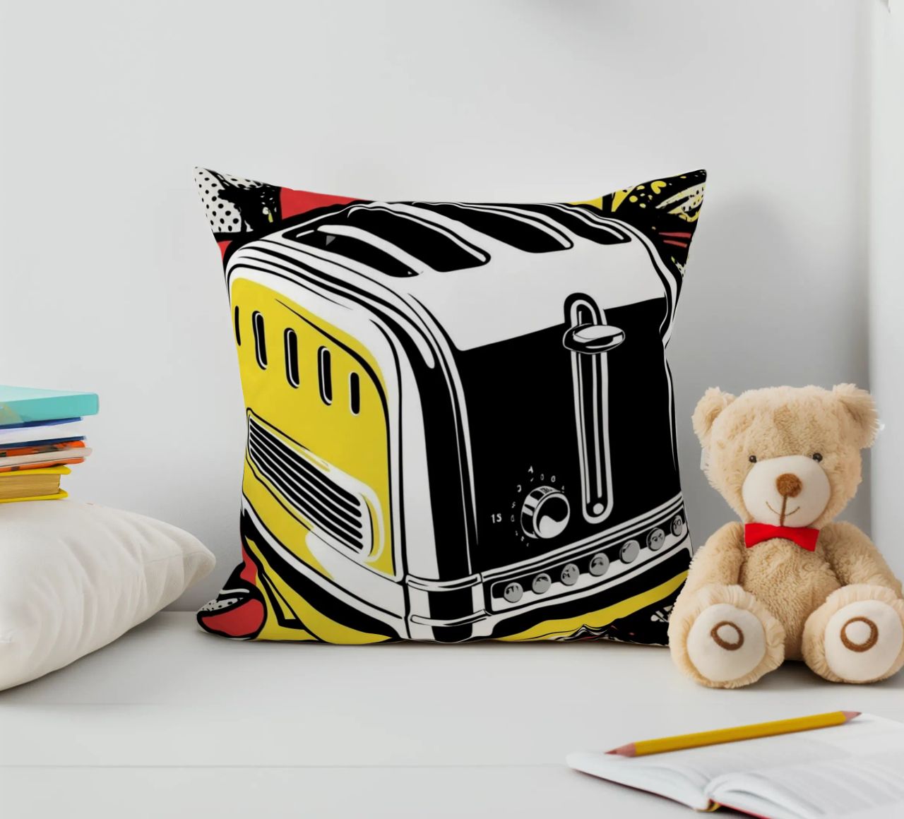 Tostapane POP cuscino da Rezh creations