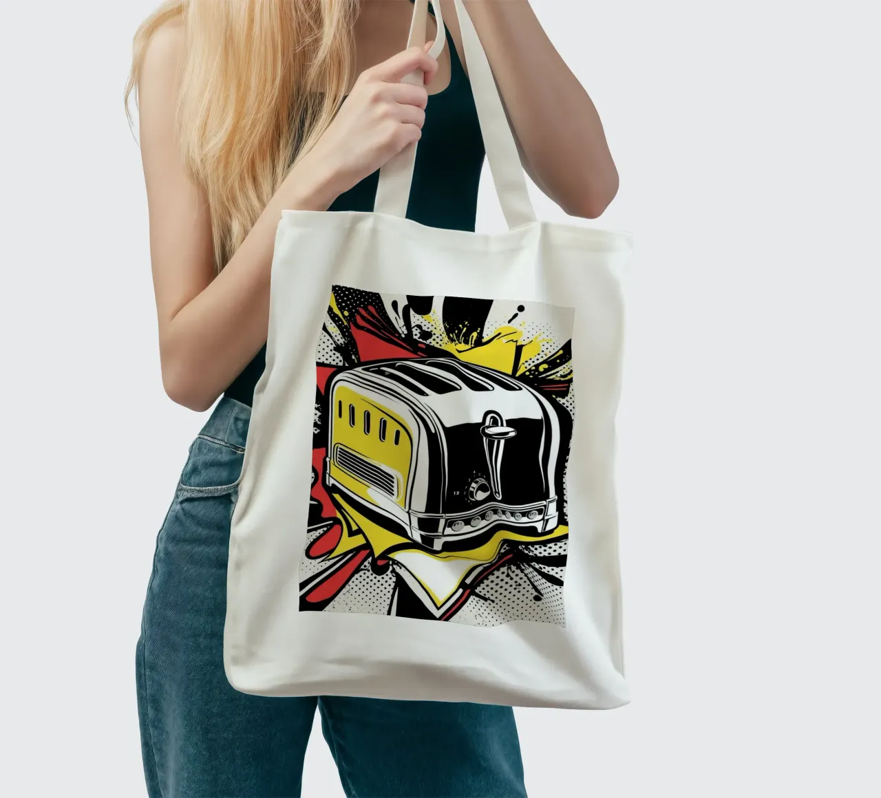 Tostapane POP borsa in juta da Rezh creations
