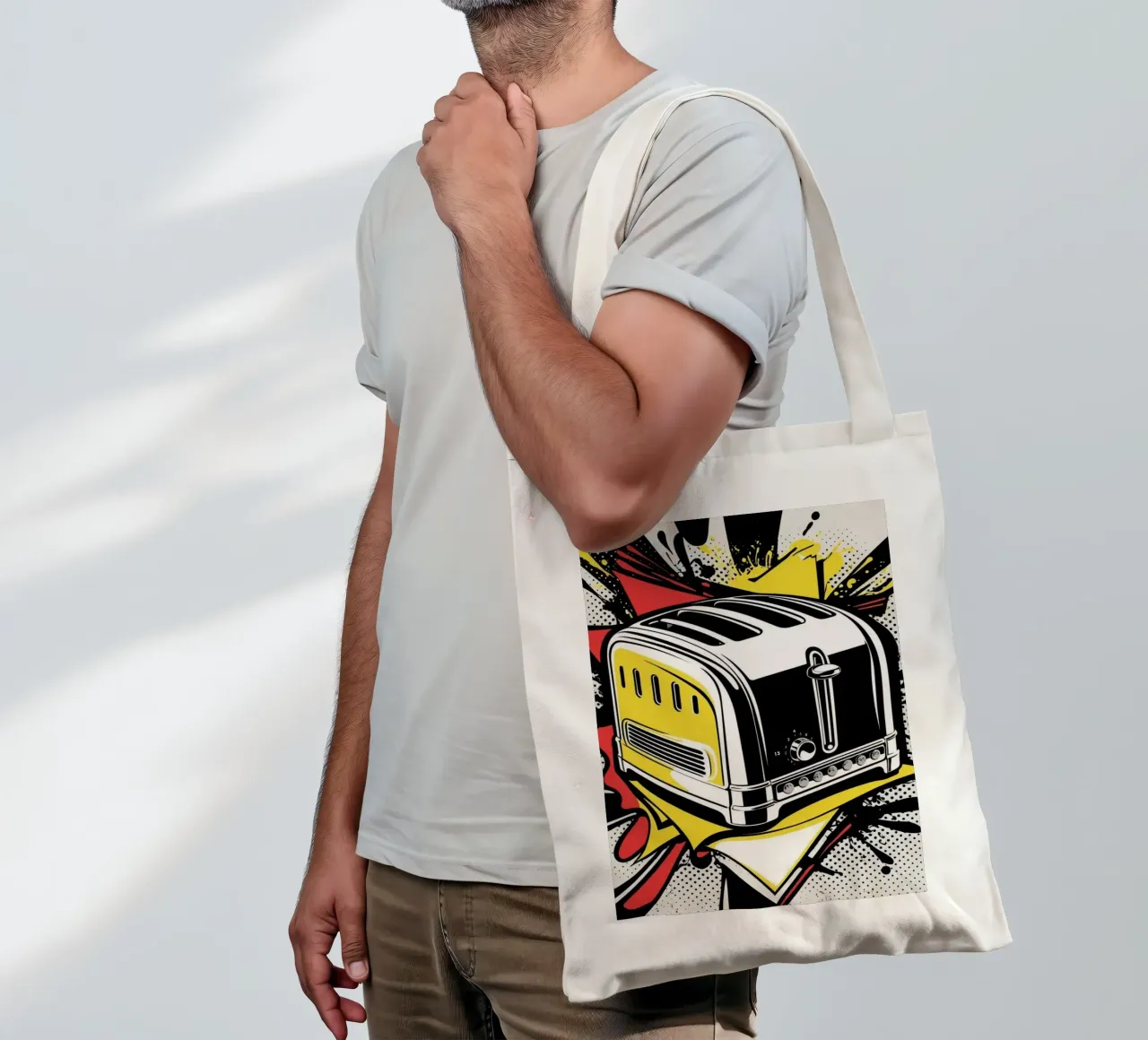 Tostapane POP borsa in juta da Rezh creations