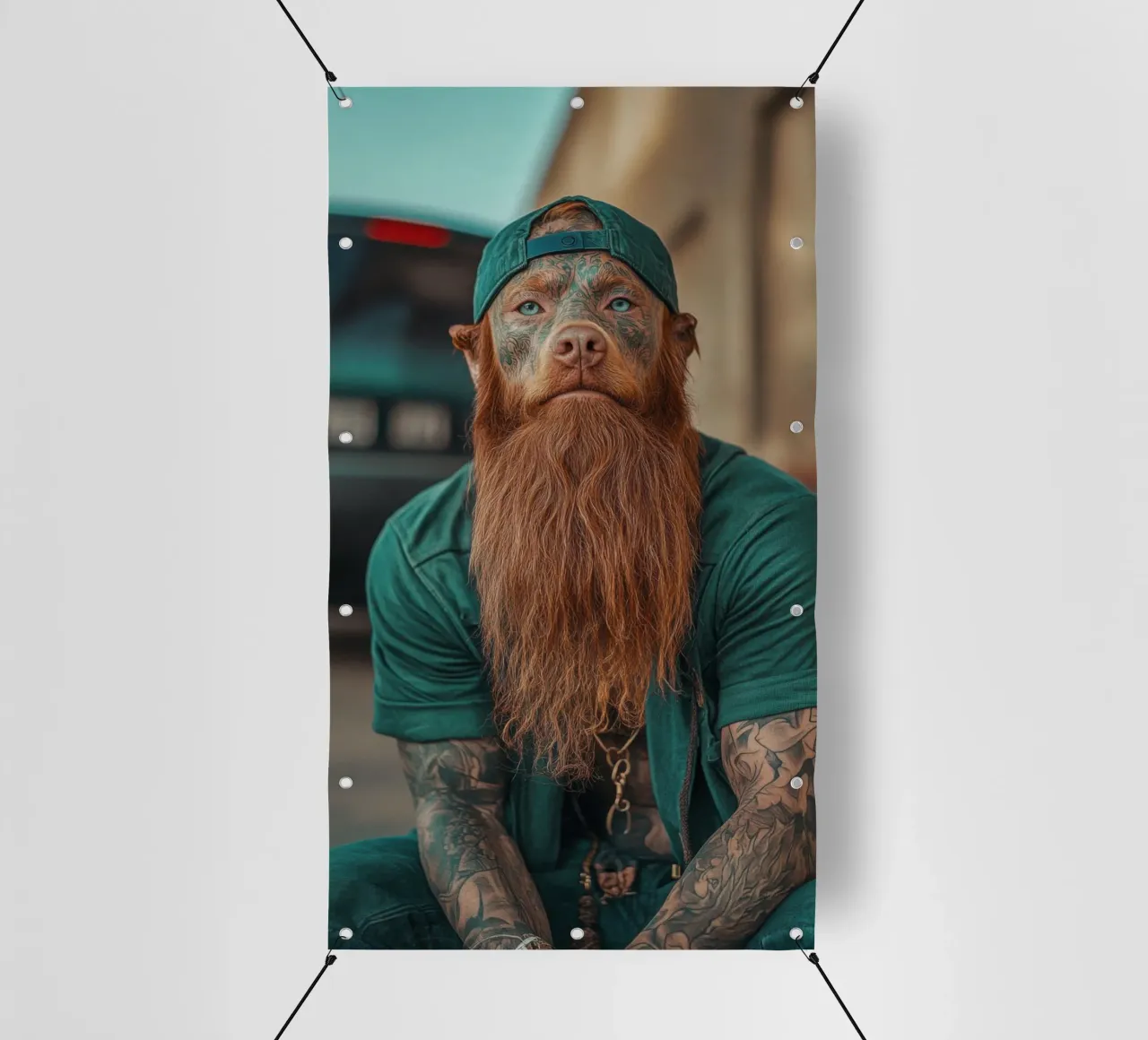Finnegan telo in pvc da Affiches Chien Originales – Dogland