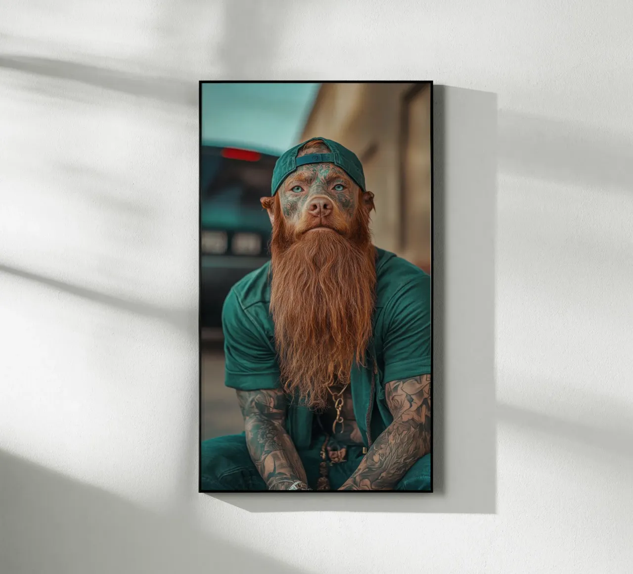 Finnegan plexiglass da Affiches Chien Originales – Dogland