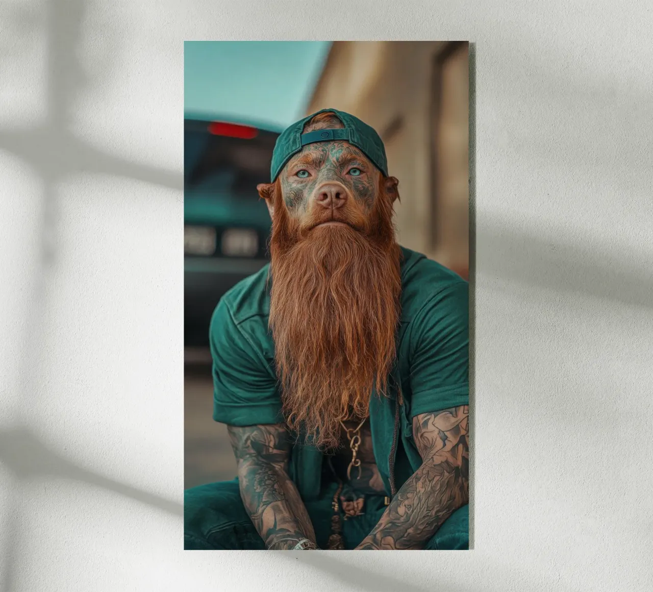 Finnegan plexiglass da Affiches Chien Originales – Dogland