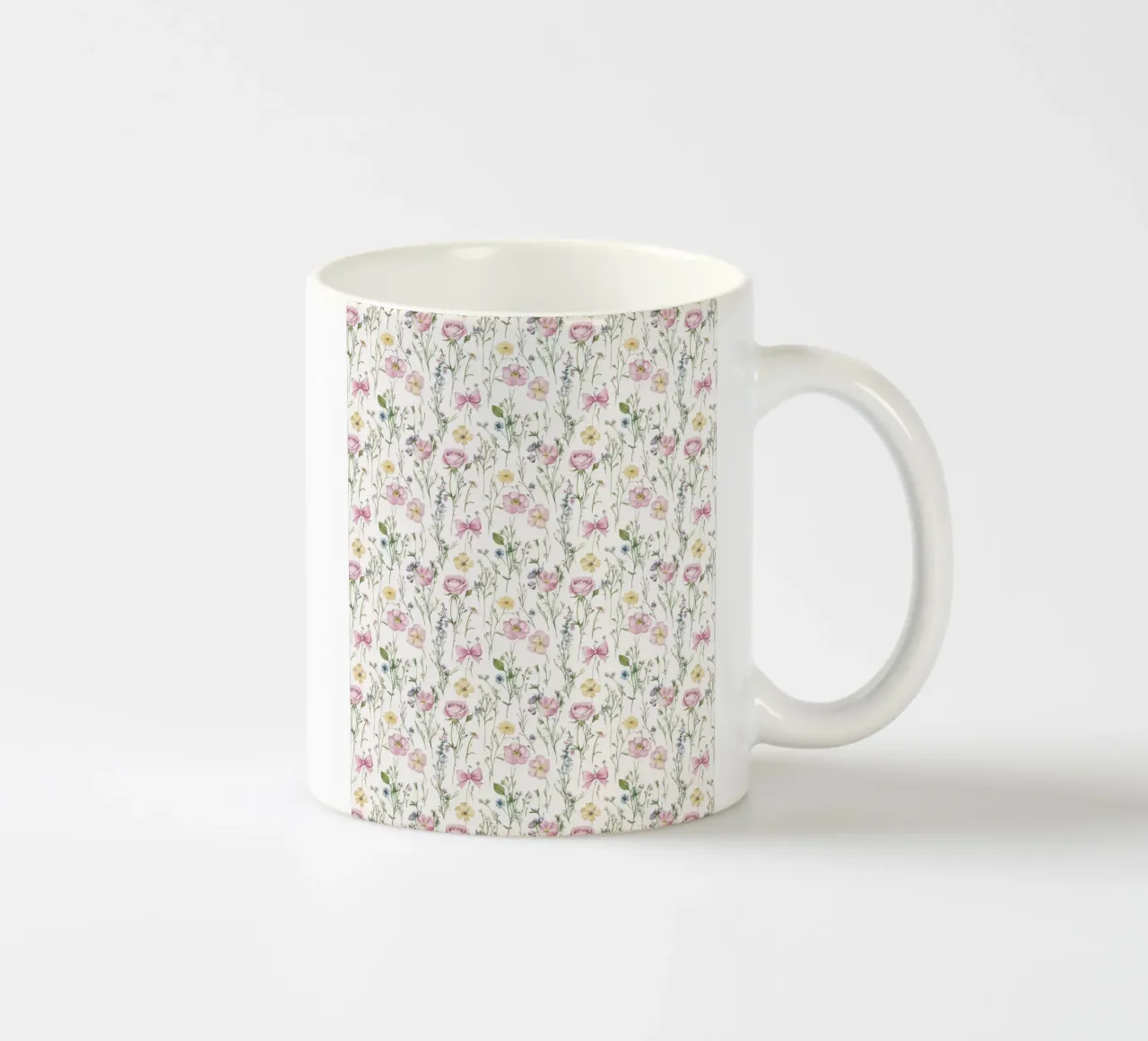 Fiore di primavera Rosa Archi Rose Vintage Botanico Boho Floreale tazza in ceramica da Gentle Echoes Art