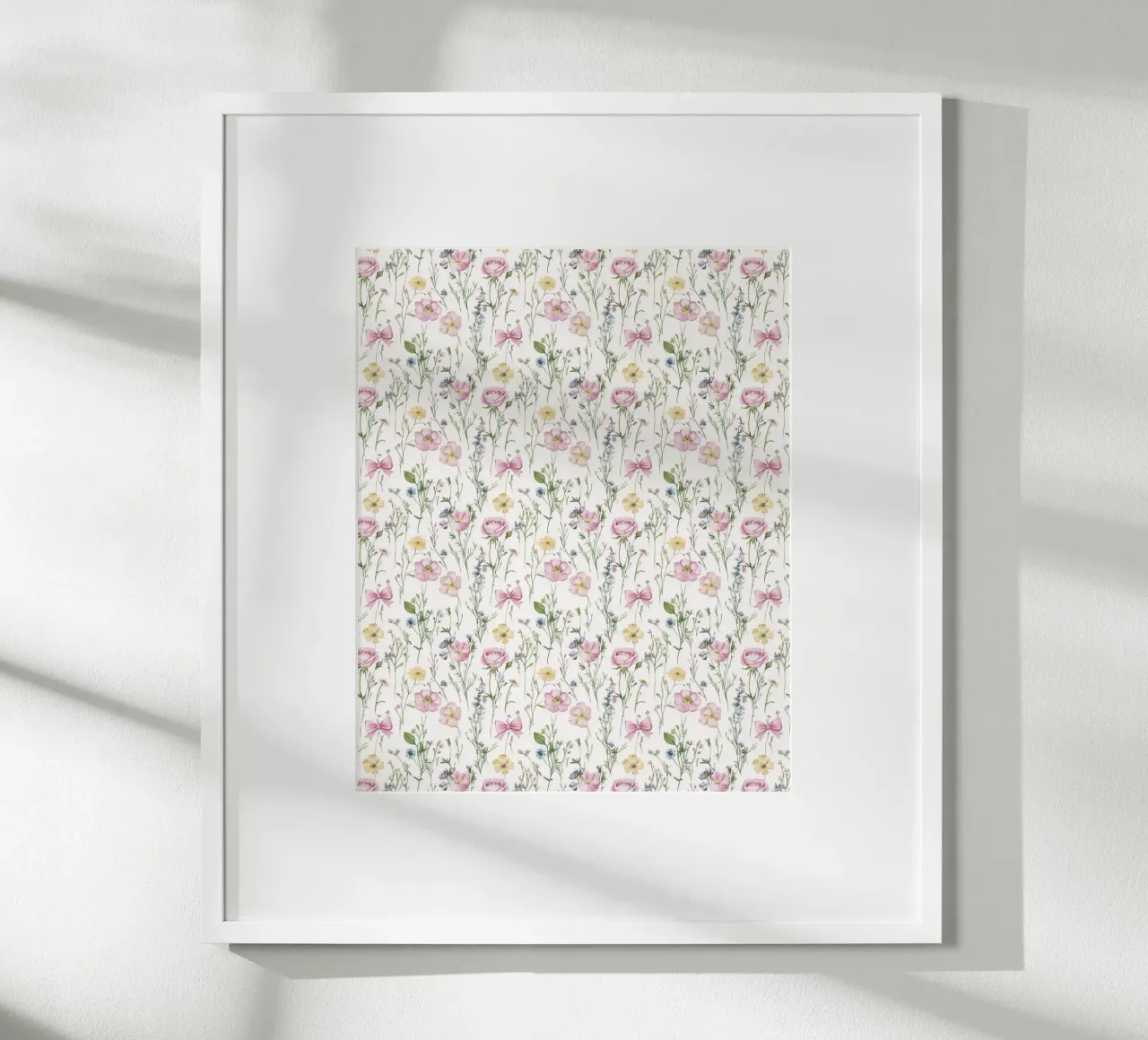 Fiore di primavera Rosa Archi Rose Vintage Botanico Boho Floreale poster con telaio in legno da Gentle Echoes Art