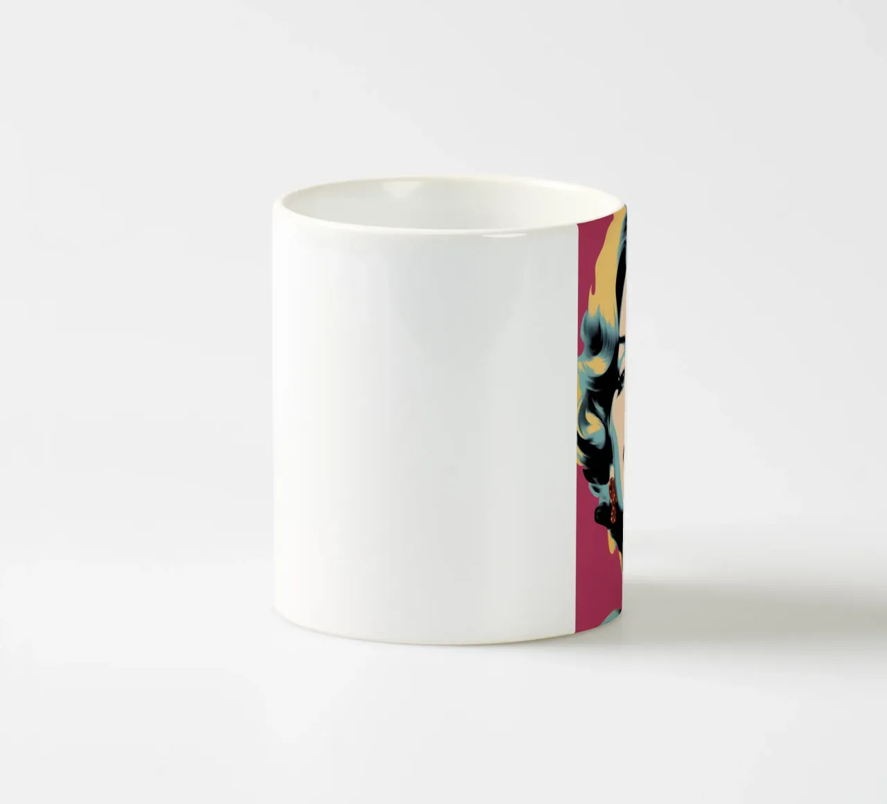 Ritratto pop art di Marilyn tazza in ceramica da Autofocus