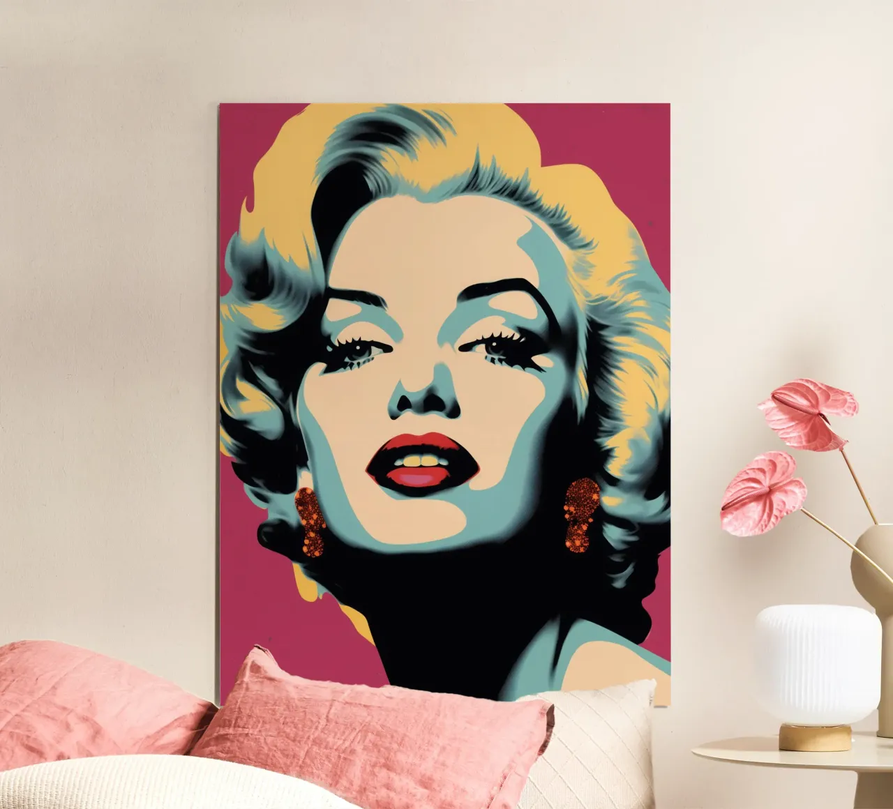 Marilyn Pop Art Porträt Hahnemühle von Autofocus