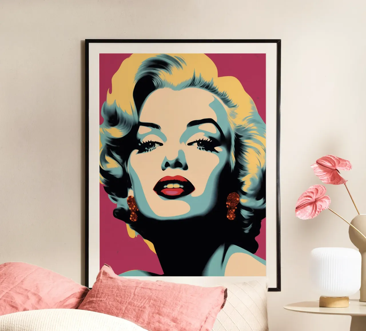 Marilyn Pop Art Porträt Hahnemühle von Autofocus