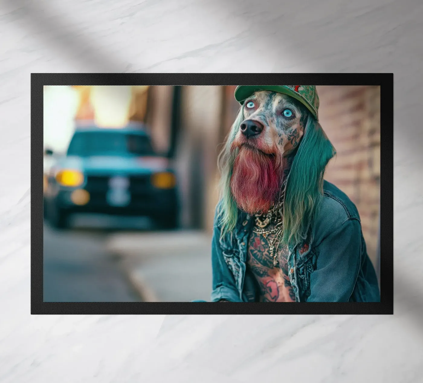 Mick deurmat van Affiches Chien Originales – Dogland