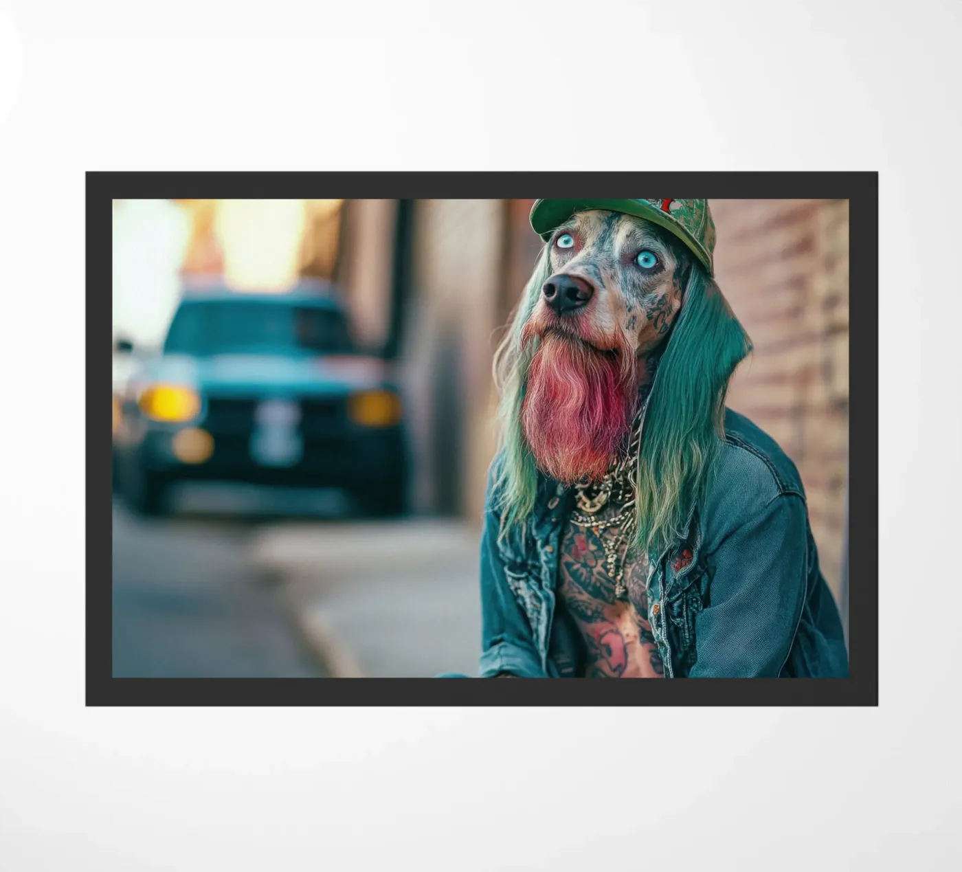 Mick deurmat van Affiches Chien Originales – Dogland