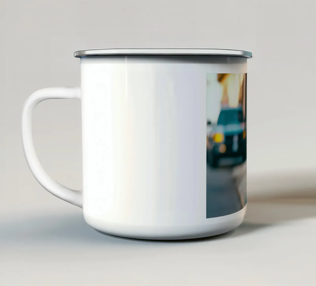 Mick tazza in smalto da Affiches Chien Originales – Dogland