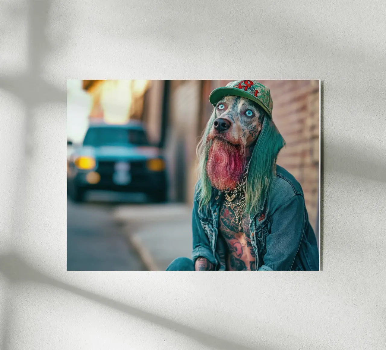 Mick acryl van Affiches Chien Originales – Dogland