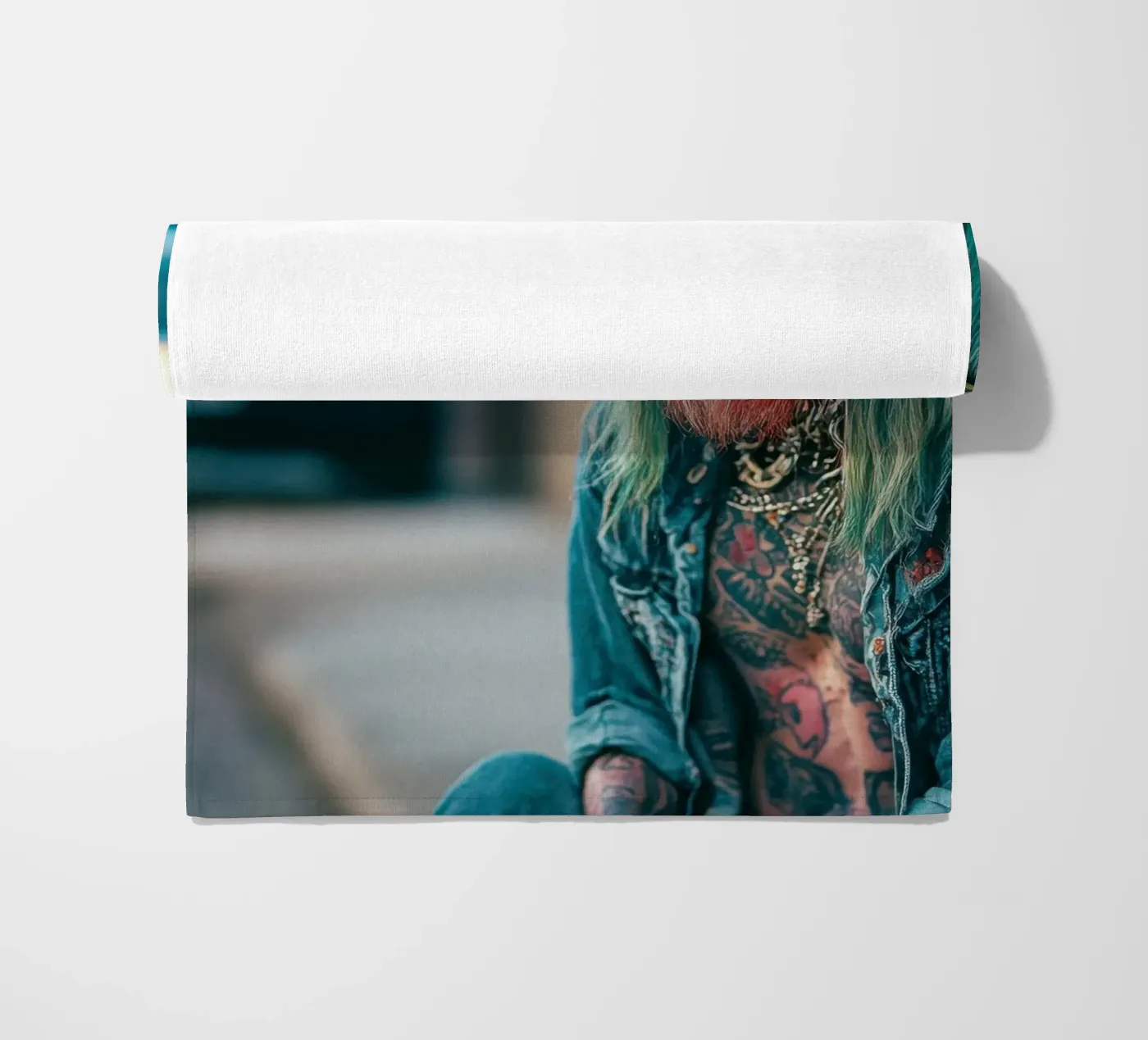 Mick Strandtuch von Affiches Chien Originales – Dogland