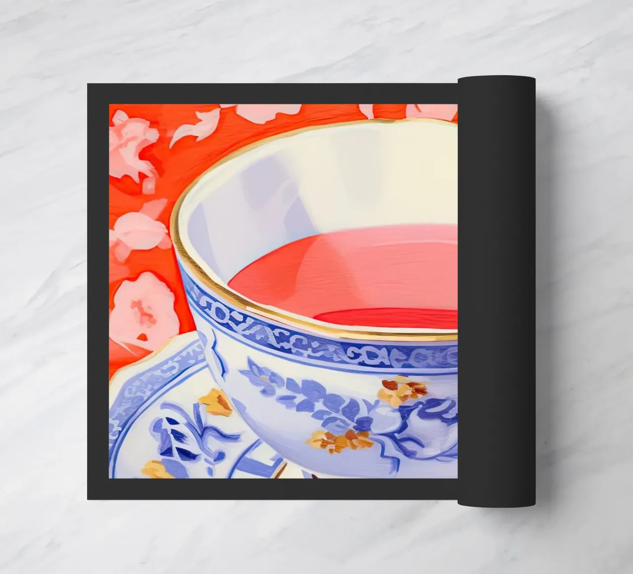 Tea Elegance doormat by DaarbyN