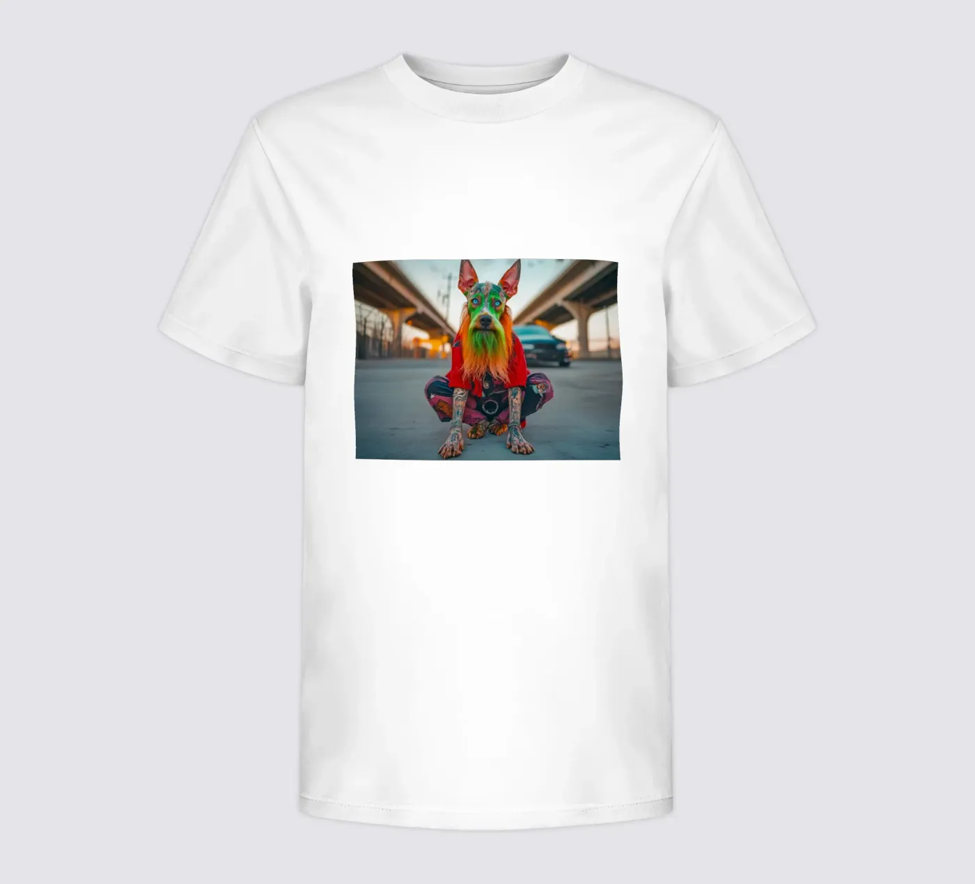 Ziggy Kinder T-Shirt von Affiches Chien Originales – Dogland