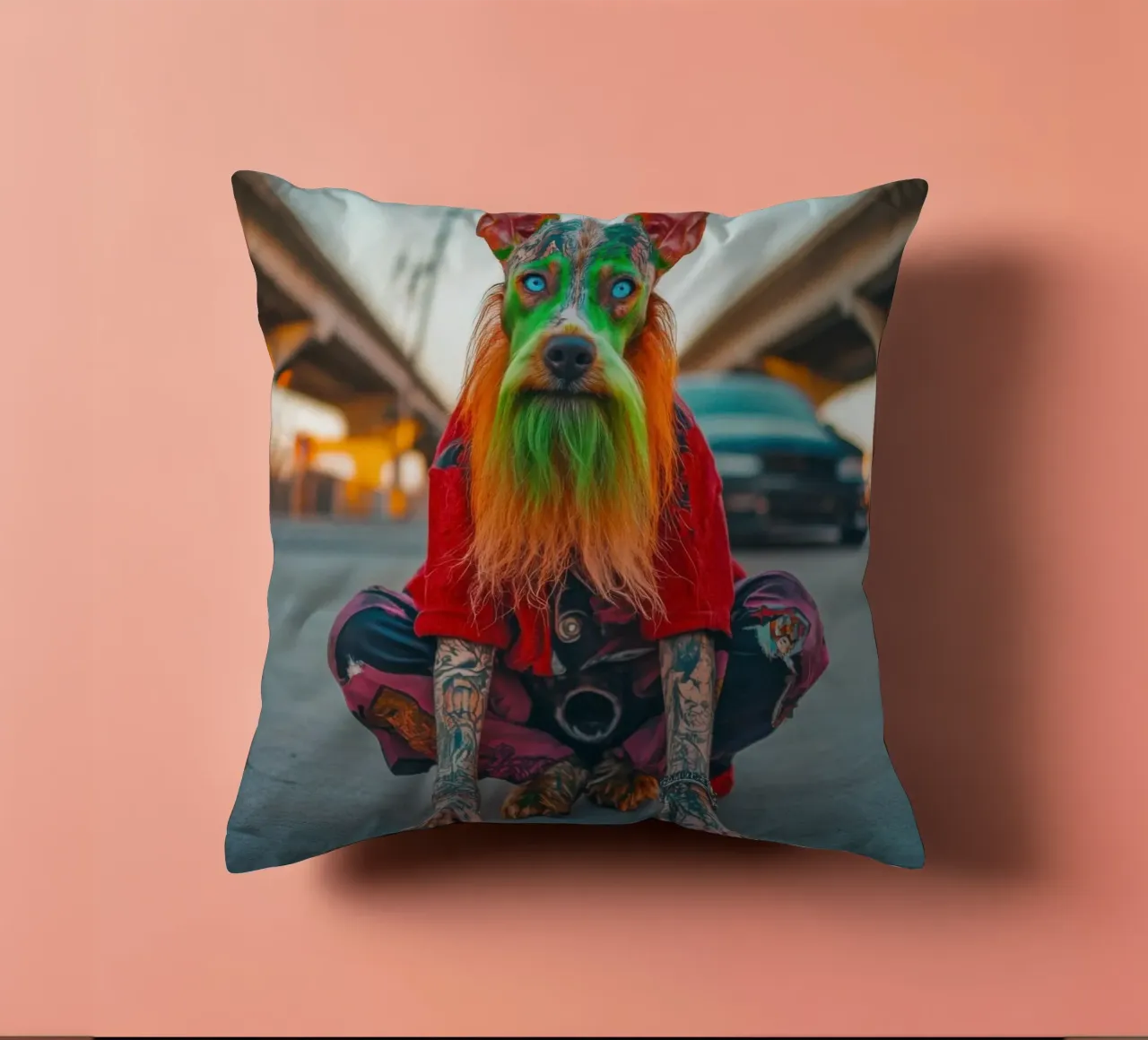 Ziggy cuscino da Affiches Chien Originales – Dogland