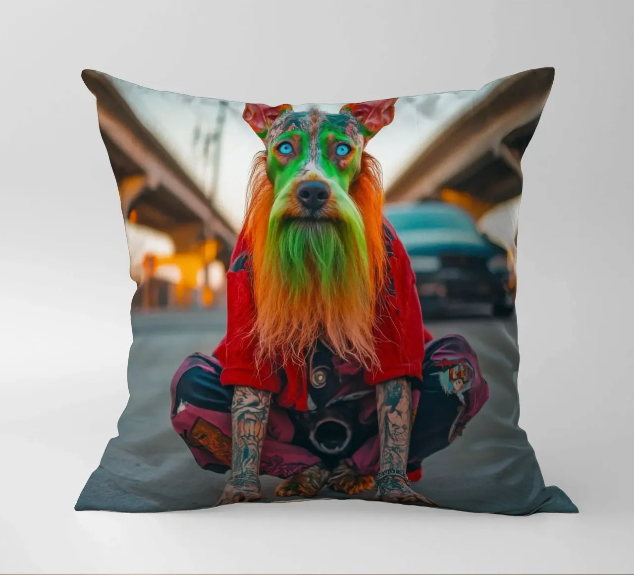 Ziggy decorative cushion by Affiches Chien Originales – Dogland