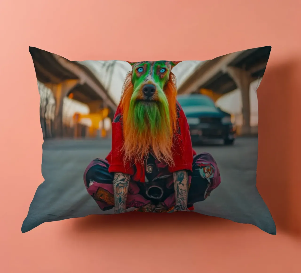 Ziggy cuscino da Affiches Chien Originales – Dogland