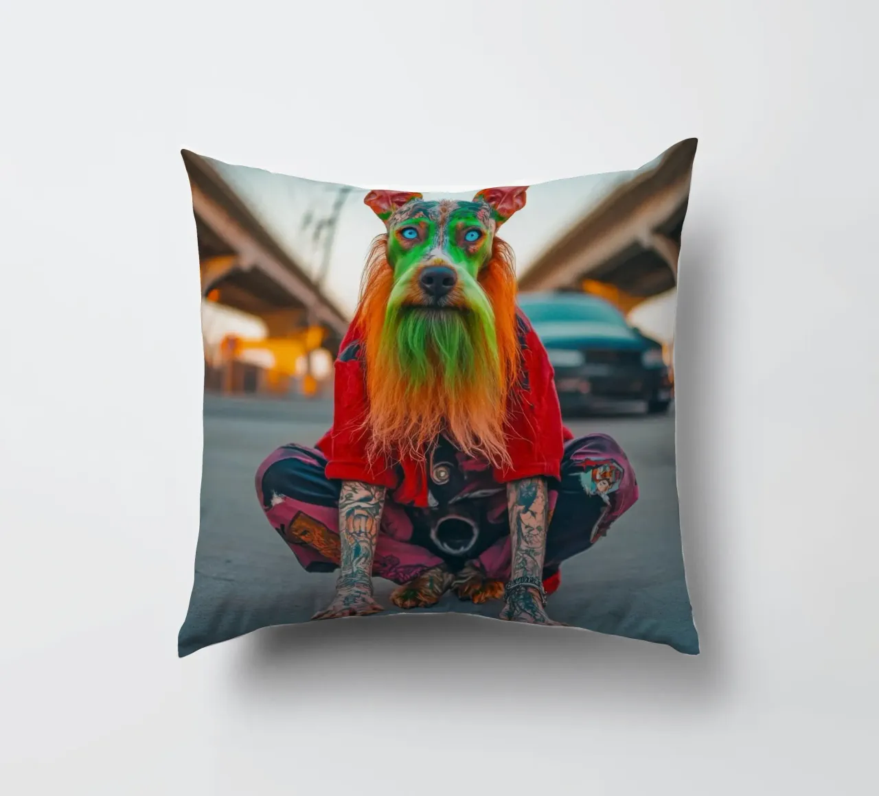 Ziggy cuscino da Affiches Chien Originales – Dogland