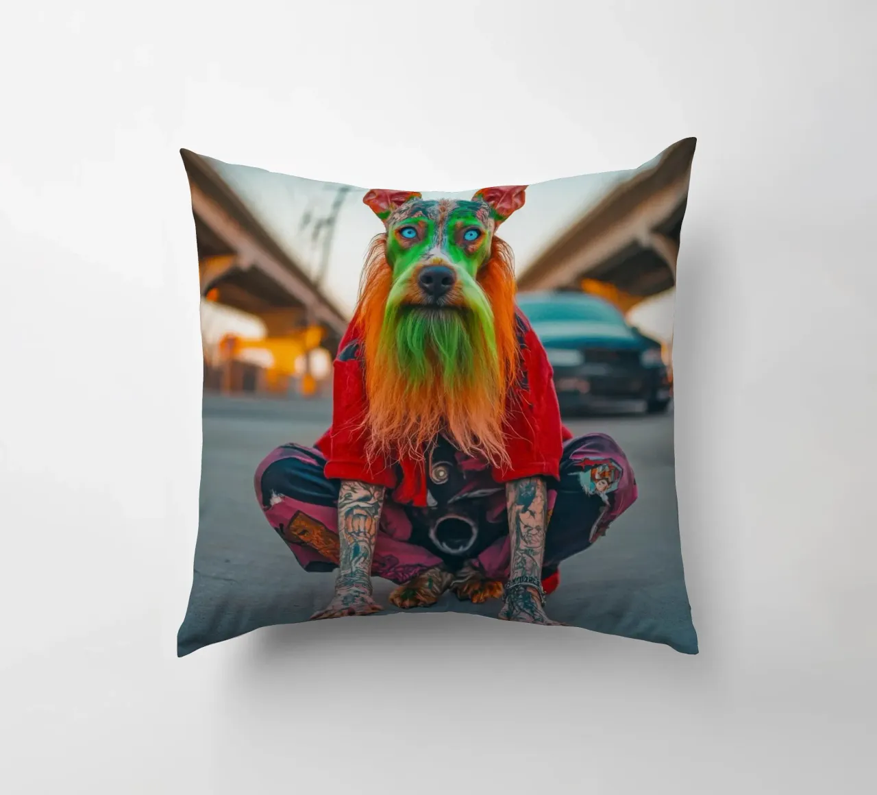 Ziggy cuscino da Affiches Chien Originales – Dogland