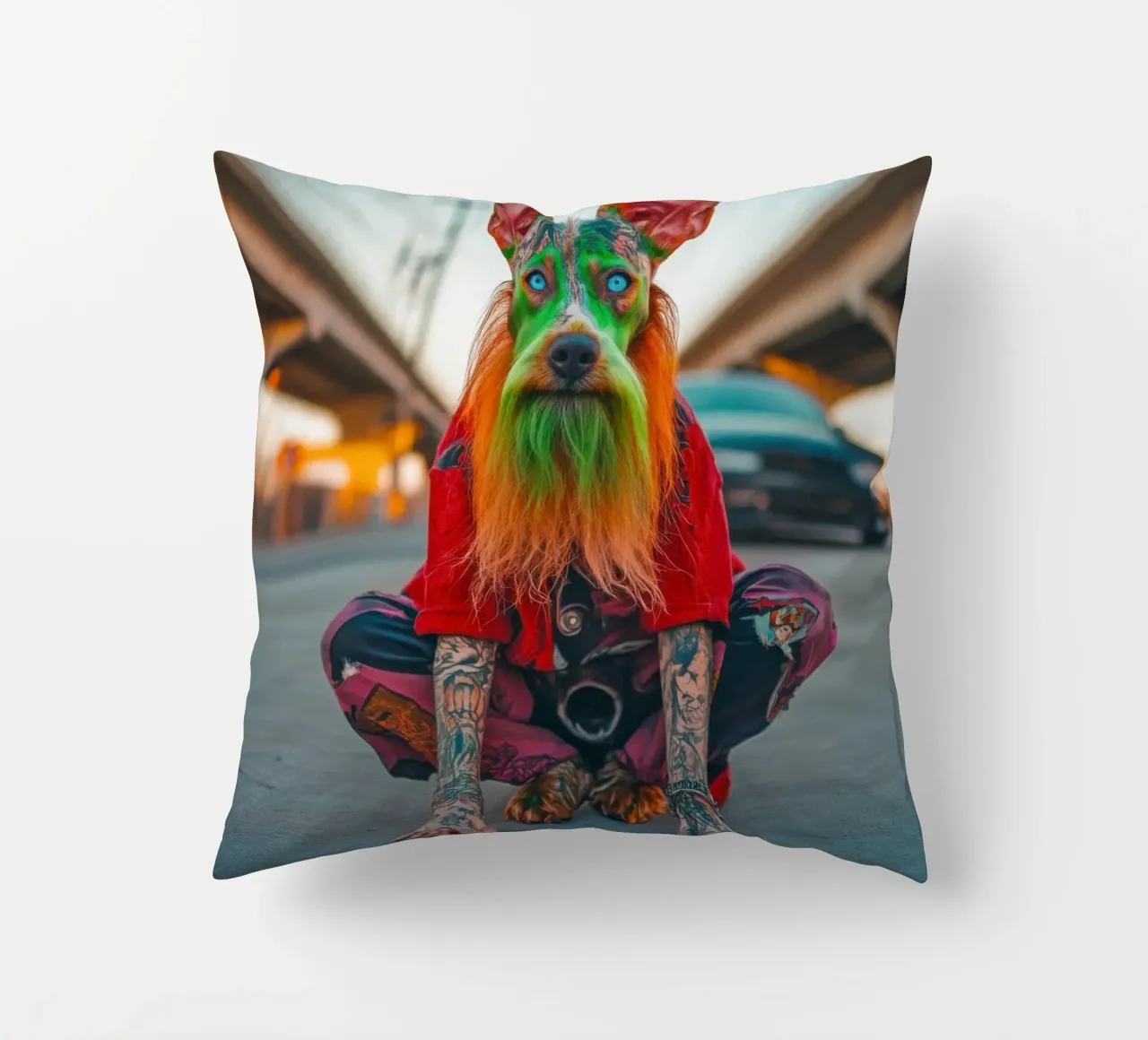 Ziggy cuscino da Affiches Chien Originales – Dogland