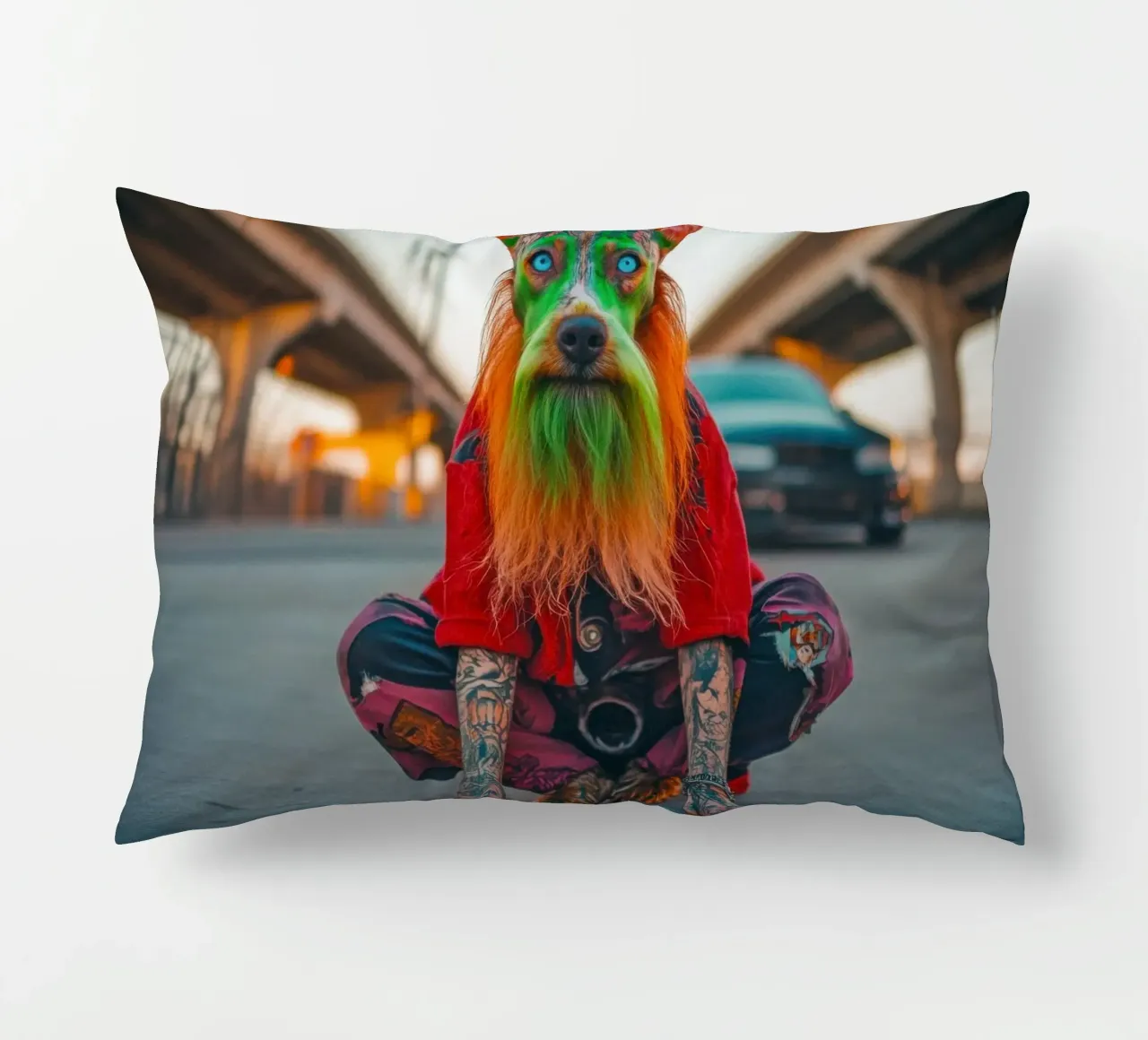 Ziggy cuscino da Affiches Chien Originales – Dogland