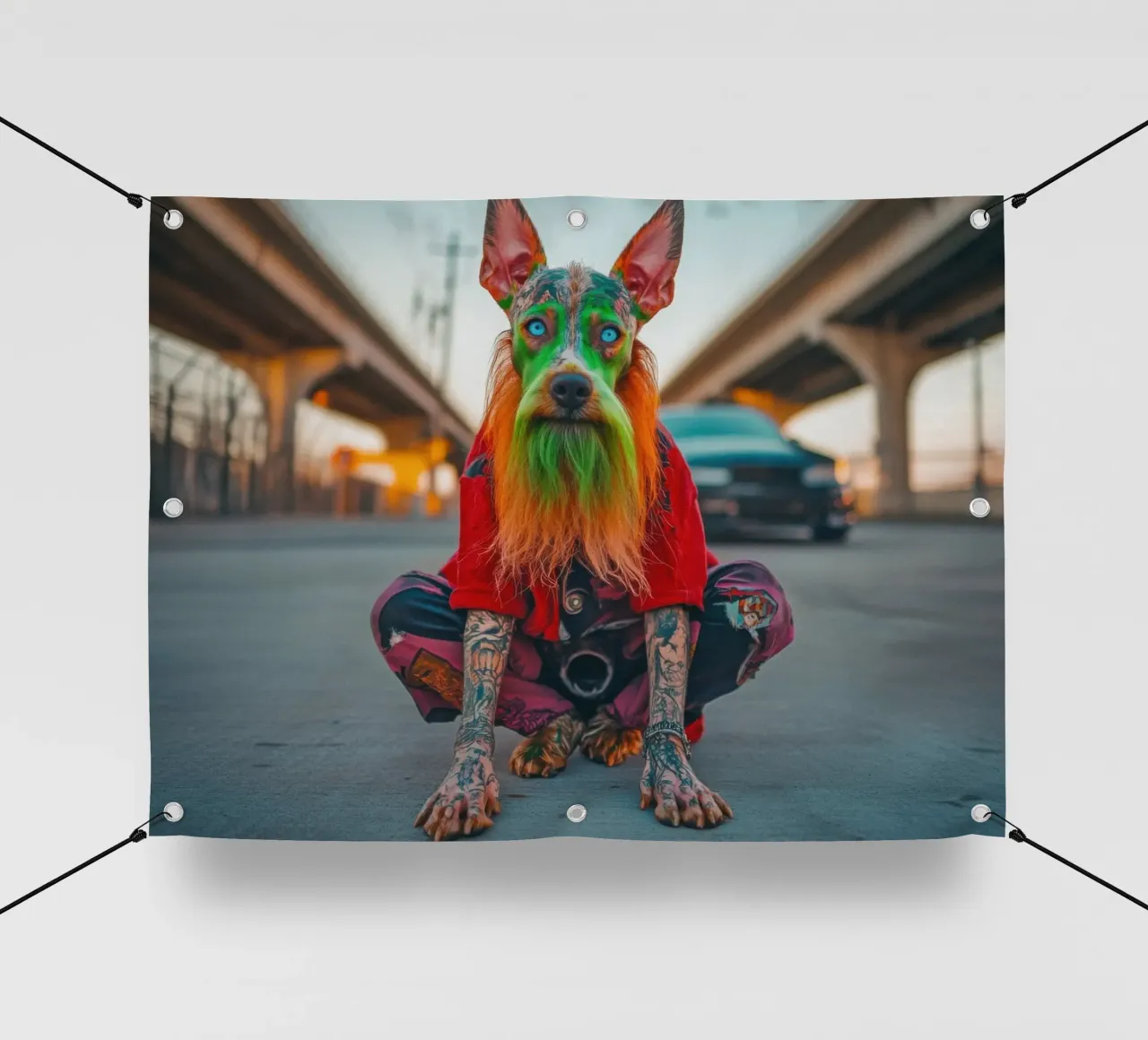 Ziggy telo in pvc da Affiches Chien Originales – Dogland