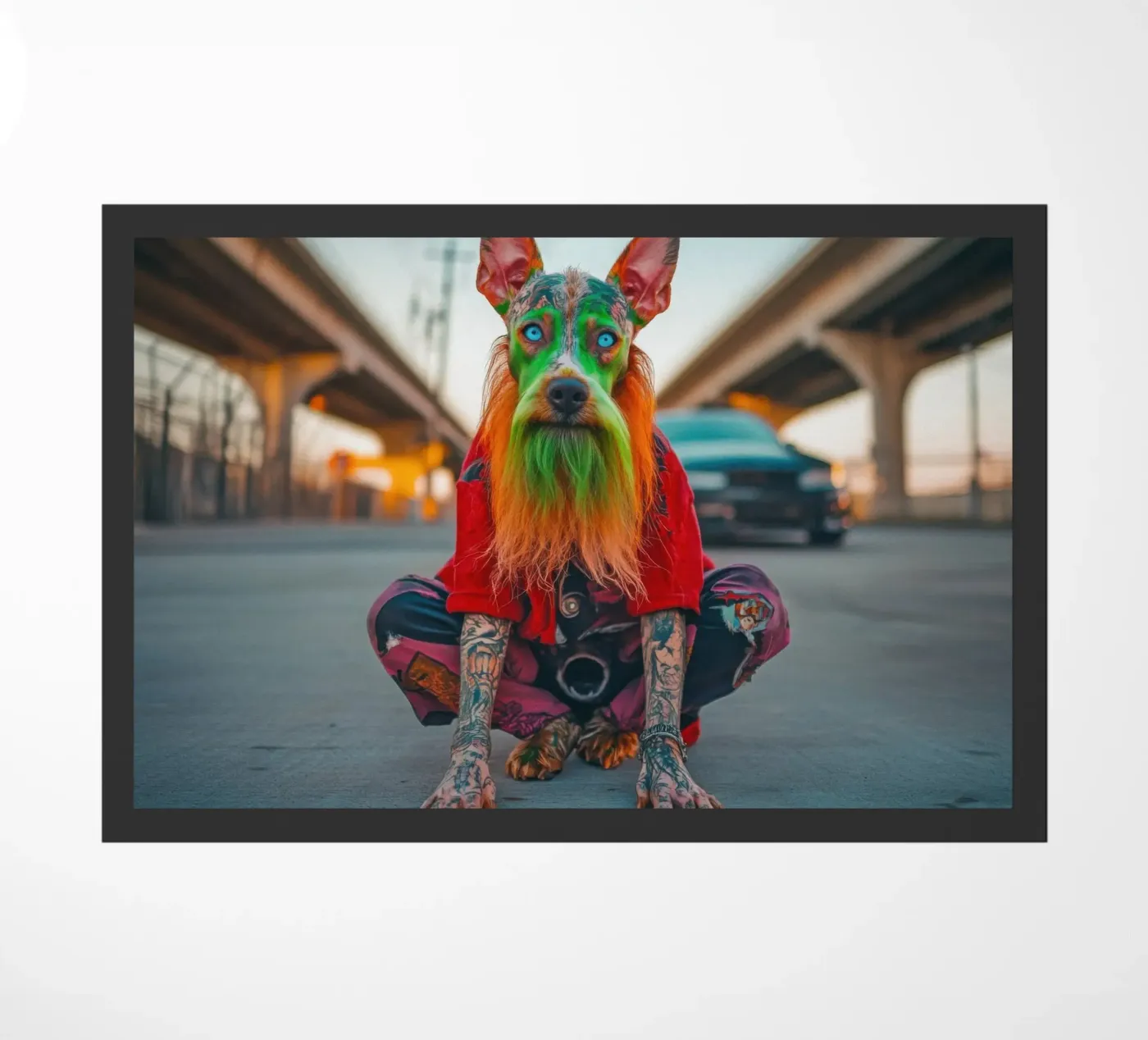 Ziggy doormat by Affiches Chien Originales – Dogland