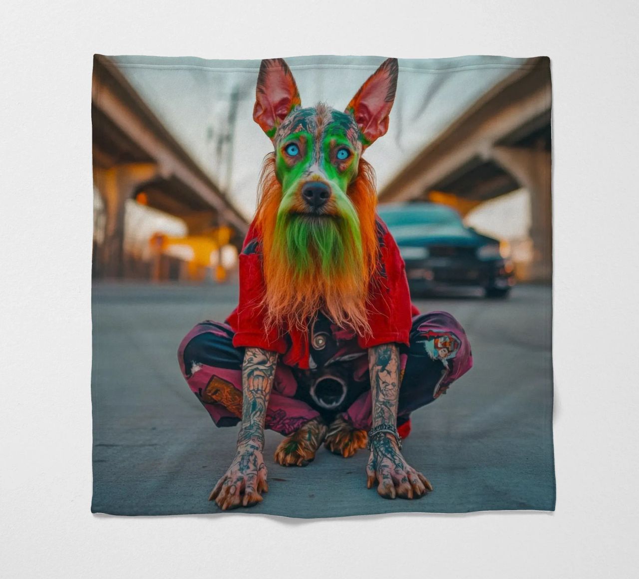 Ziggy coperta in pile da Affiches Chien Originales – Dogland