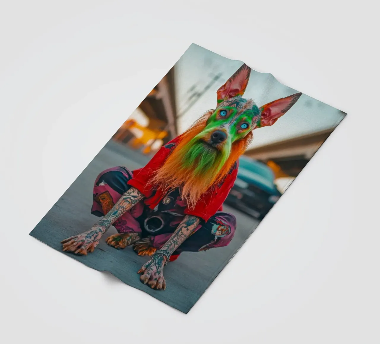 Ziggy manta de franela de Affiches Chien Originales – Dogland
