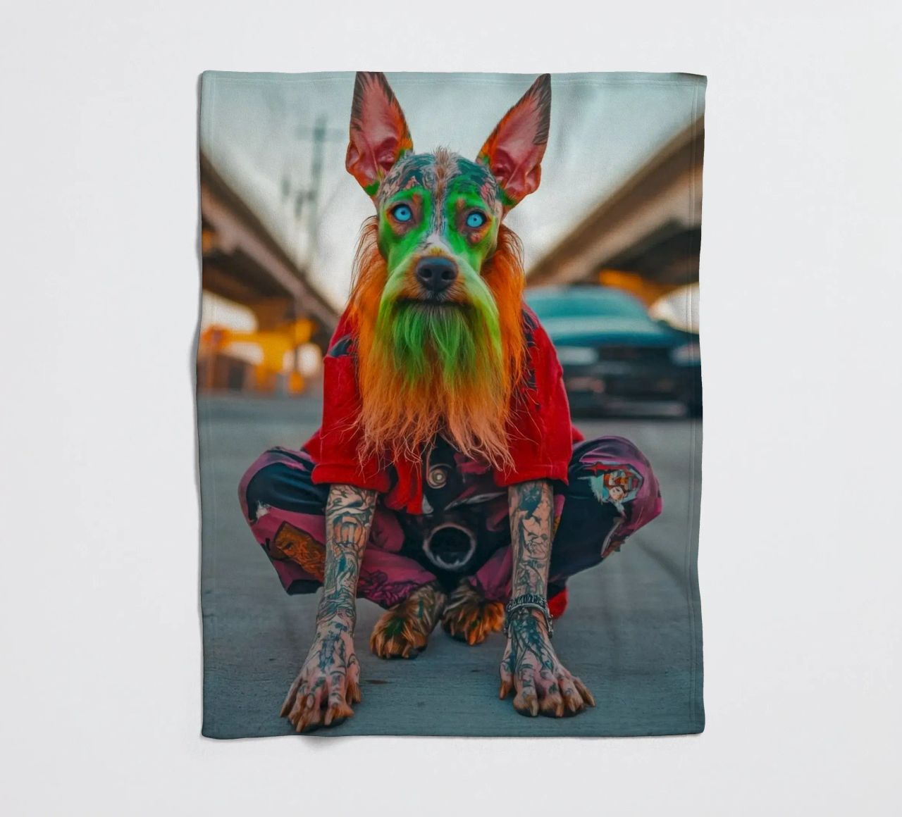 Ziggy coperta in pile da Affiches Chien Originales – Dogland